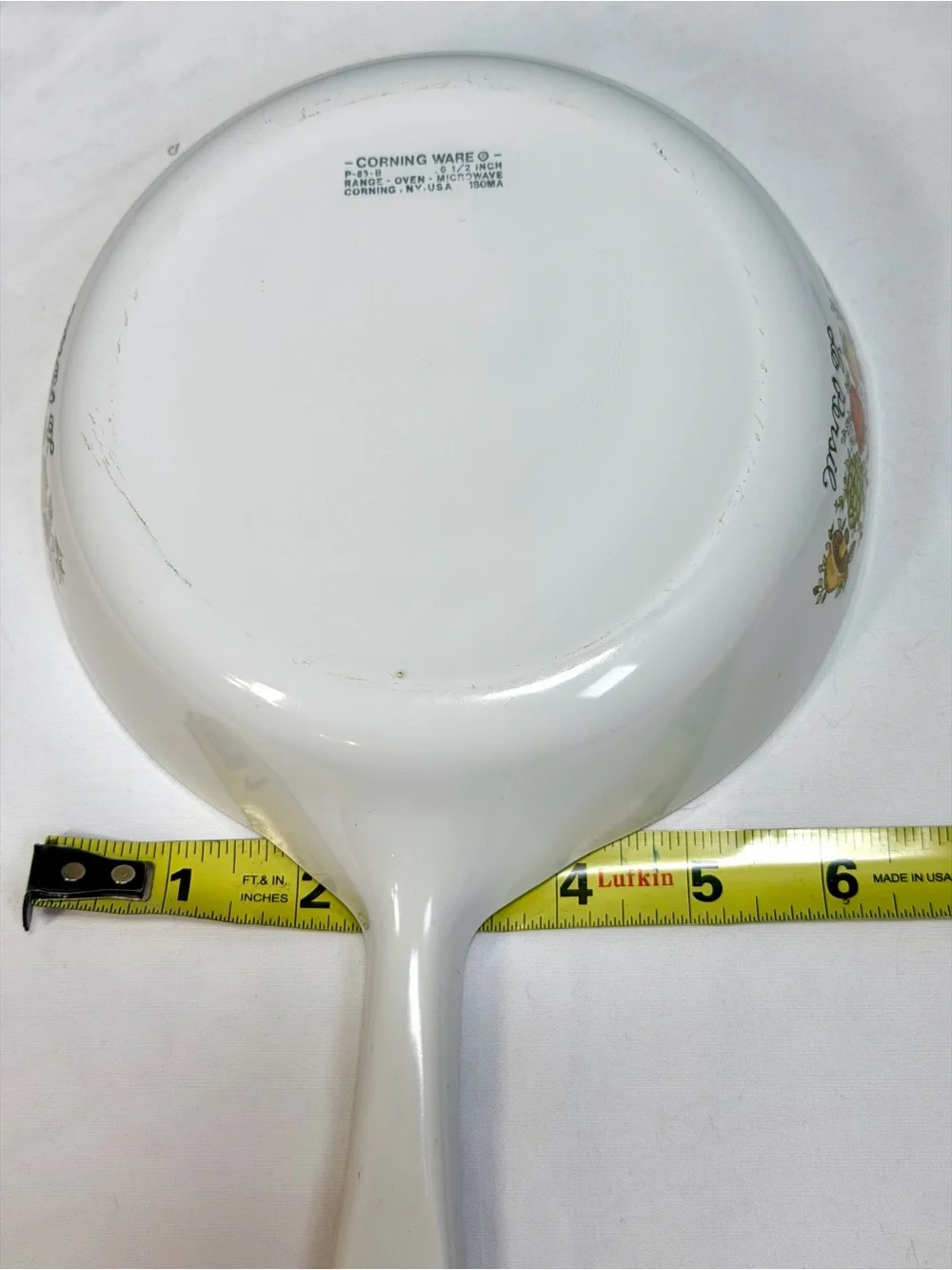 CORNING WARE Spice of Life Skillet Handle P-83-B + Lid P-83-C Le Persil 6-1/2
